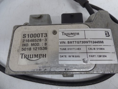 CDI Zündbox Zündsteuergerät S1000T3 21646528-3 Triumph TIGER 955i T709EN 01-2006 - Picture 2 of 3