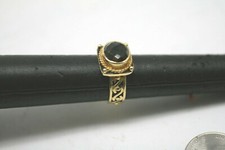 Smokey Quartz Oval Cut Gold plated Sterling Silver Ring