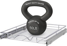 Heavy Duty Pull Out Cabinet Organizer with Lifetime Warranty - 20" W x 21" D