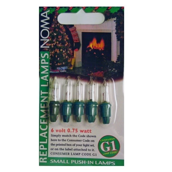 Spare Bulbs and Fuse for Christmas Fairy Lights G1 by Noma