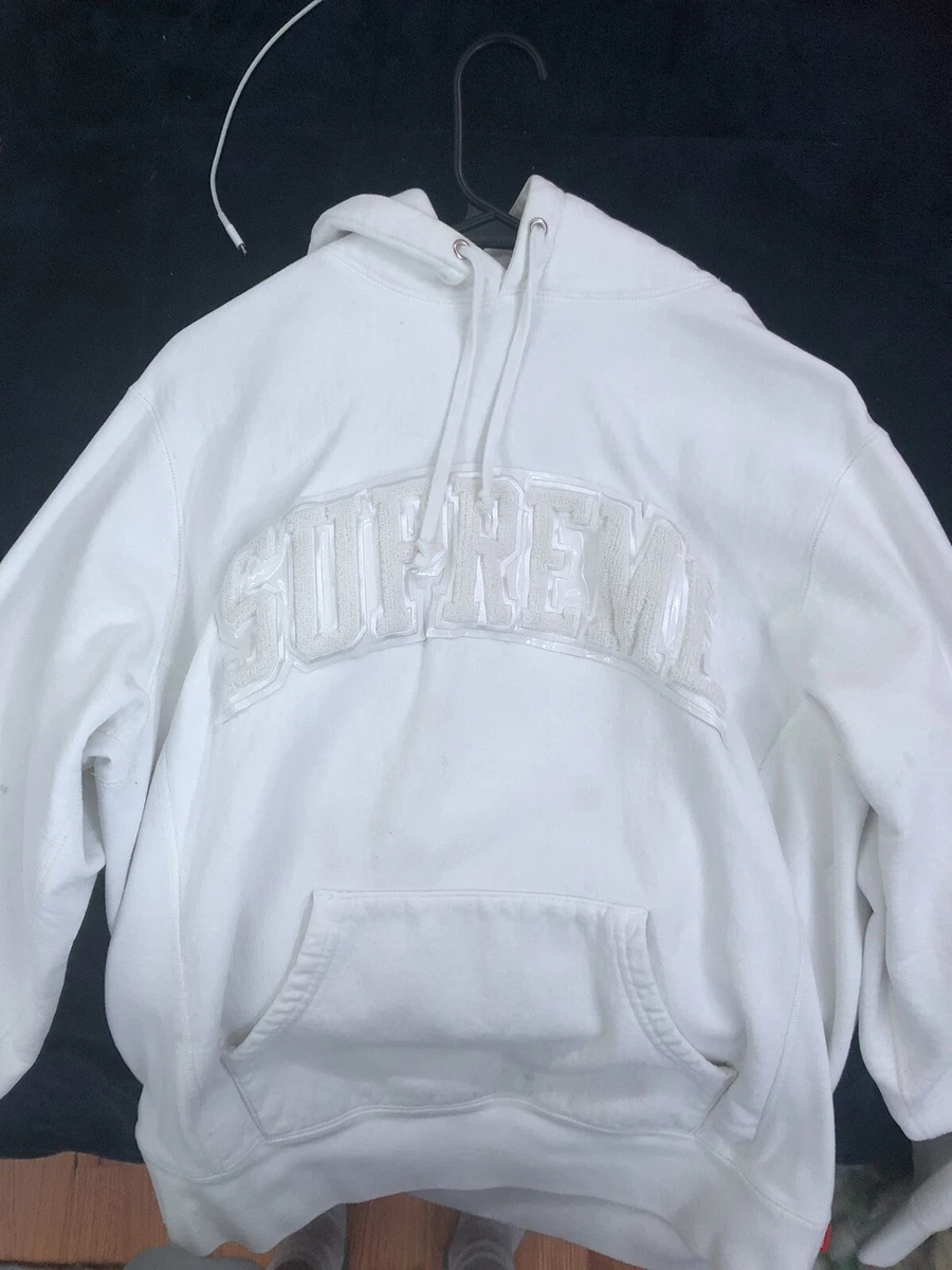 Supreme Chenille Arc Logo Hoodie