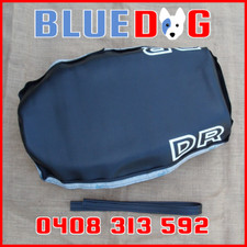 SUZUKI DR125S DR125 S Z/D 1982 83 BLACK Seat Cover & Strap **Aust Stock** SP655