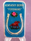 1986 Kentucky Derby Ferdinand Mint Enamel 1 oz Silver Art Bar #58 Duane Spellman