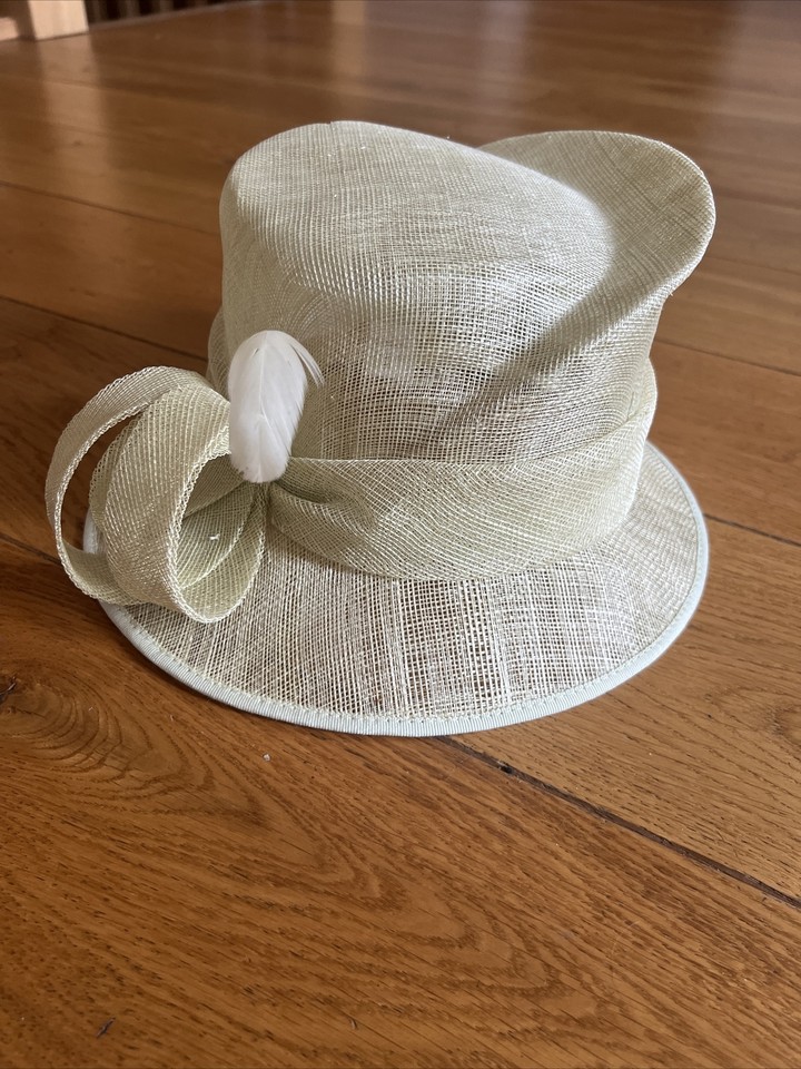 John Lewis Wedding Occasion Ascot Hat Mint Green eBay