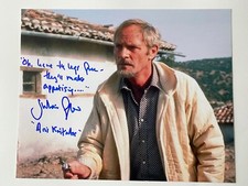 JULIAN GLOVER In Person Signed Autograph 20x25cm James Bond