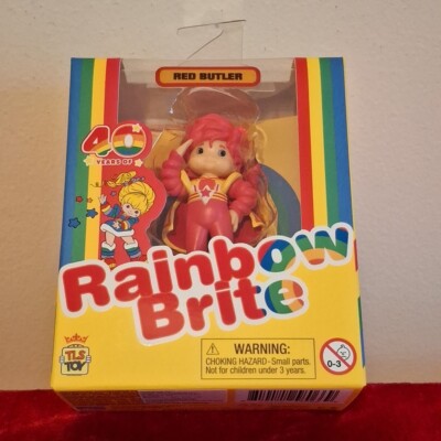 Rainbow Brite 40th Anniversary Red Butler Cheebee 2,5'' Mini Figur Neu im Karton USA