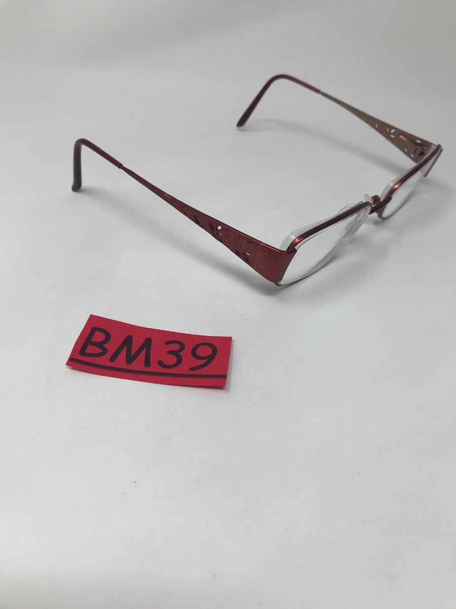 Elleです。 Elle Eyeglasses Frame EL18754 Women's Burgundy Red Full Rim