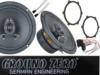 Ground Zero Lautsprecher  Set  passend für Seat Ibiza 6J ab 2008 Tür vorn hinten
