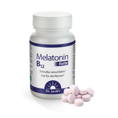 3 mg B12 forte 90 Tabletten 25g , Schlaf , vegan Dr. Jacob´s