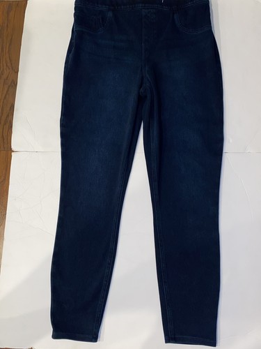 NEW SPANX Jean-ish Ankle Denim Leggings 20018R Dark Blue Twilight Rinse S - Picture 5 of 9