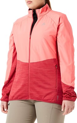 Odlo Damen Run Easy Warm Jacke rot Größe: S Damenjacke Sportjacke EC194