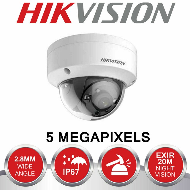Hikvision DS-2CE56H0T-VPITF Turbo HD Analogue Camera 5 MP Day ...