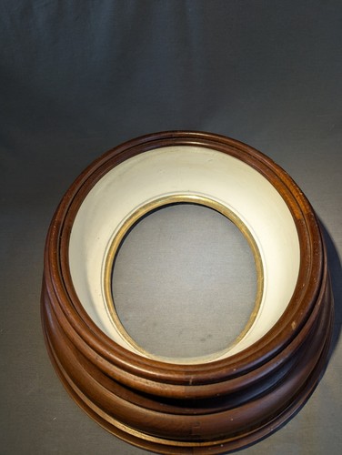 Antique 1870's Walnut Deep Shadow Box Picture Frame 13"W X 15"H Complex w/ Glass - Picture 11 of 19