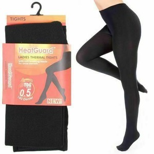 Ladies Black Heat Guard Thermal Tights 