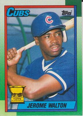 1990 Topps Jerome Walton All Star Rookie #464 Chicago Cubs