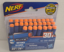 27 pack of Hasbro Nerf Elite Blaster Blue Ammo Bullets Dart Refill Foam NEW 