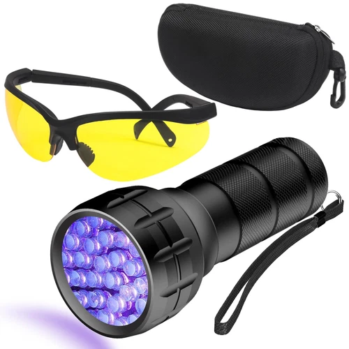 Air Conditioner Leak Detector Tool AC Leak Detector Kit UV Light for AC UV Dye