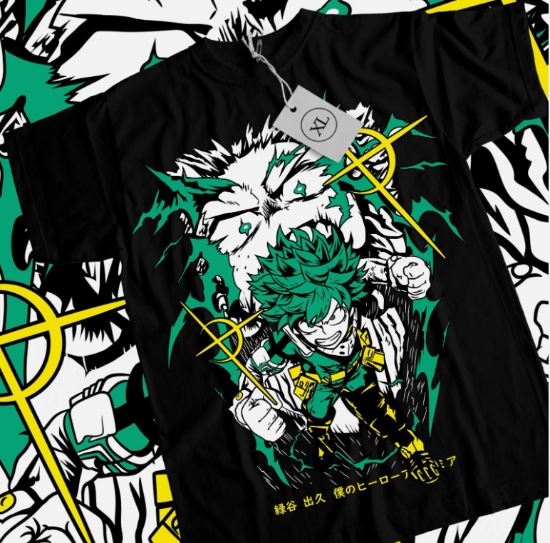 Deku T-Shirt Izuku Midoriya My Hero Academia My Hero Academia Anime Shirt