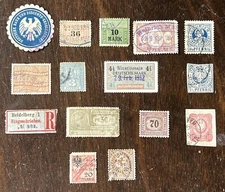 LOT OF GERMANY FISCAL REVENUE, GREAT SELECTION FROM MANY YEARS