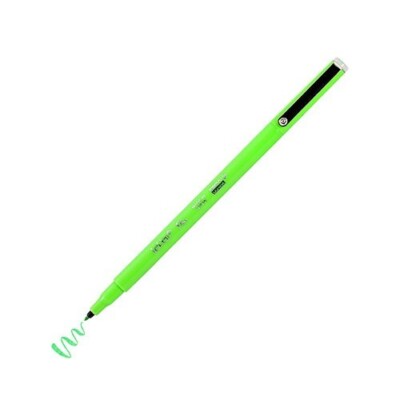 Marvy Uchida LePen Flex Neon Brush Tip Fluorescent Green Lot/3