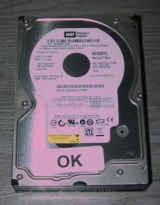 Western Digital Caviar RE16 WD3200YS 320GB HD SATA2 16MB Cache 7.200 U/Min.
