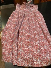 New J.Crew Red Floral Cotton Sleeveless Zippered Back Sundress size 8