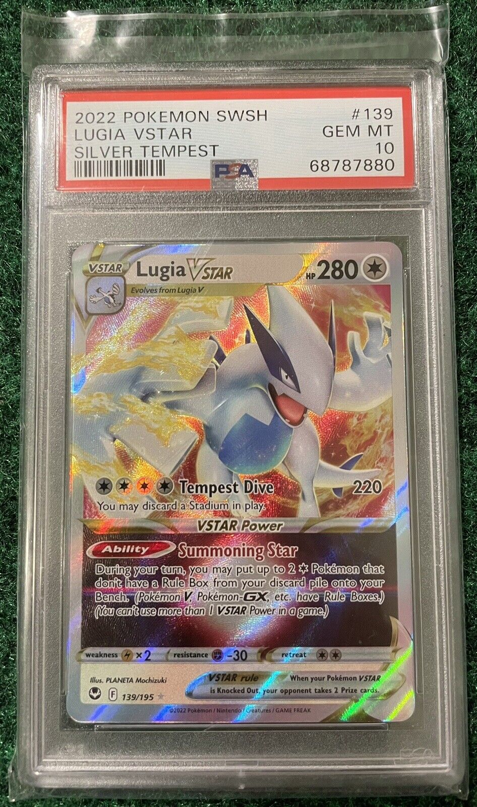 Mavin  PSA 10 Pokemon 2022 Ho-Oh V Full Art Silver Tempest Card