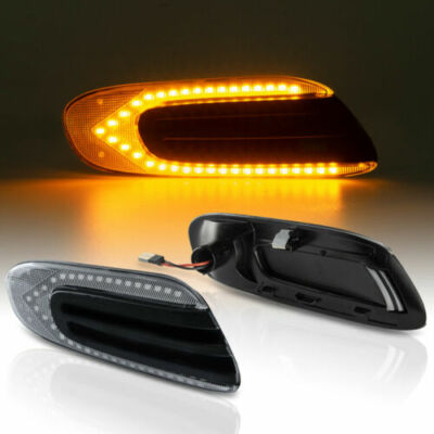 LED SIDE INDICATORS Fits MINI F55 F56 F57 2014- Onwards | CLEAR GLASS [7141]
