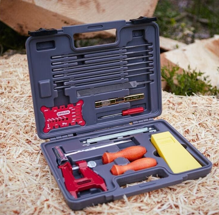 Oregon 558549 Chainsaw Chain Sharpening & Guide Bar Maintenance Kit Including Files, 4.5 Mm (3/8' Micro-Lite) - Image 4