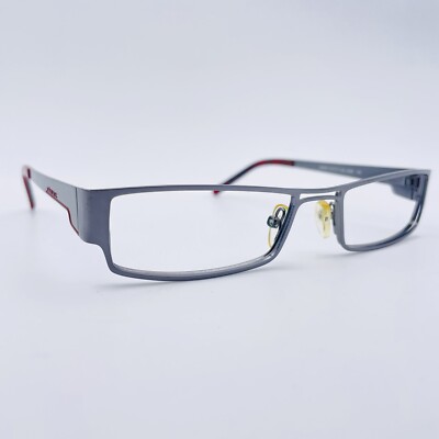 STING Brille GUNMETAL SILBER RECHTECKIG Brillengestell MOD: VS4751