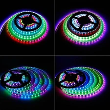 3 Pin IP65 5050 WS2811 RGB LED Strip Light Dream Color 12V 5M 150 LED / 300 LED