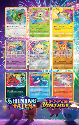Amazing Rare Complete Set of 9 - Vivid Voltage Shining Fates Pokemon Card -  M/NM | eBay