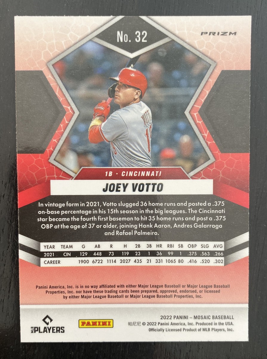 2022 Mosaic Baseball Base #32 Joey Votto - Cincinnati Reds
