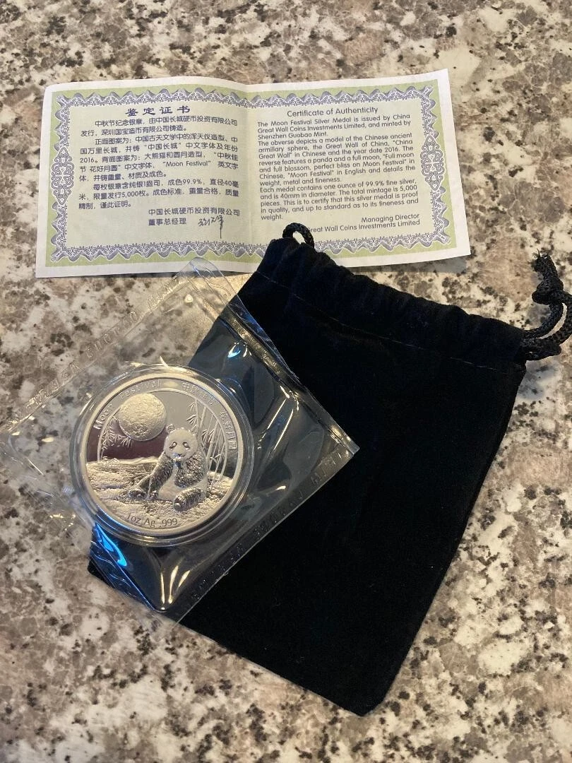 Chinese Panda Proof 2016 Silver Bullion Coins for sale | eBay