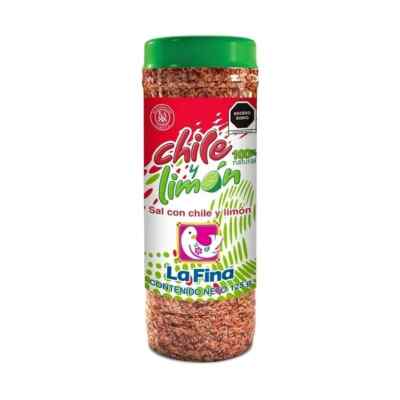 3 X LA FINA CHILI AND LIME POWDER/CHILE Y LIMON POLVO - 125 ea- FREE SHIP