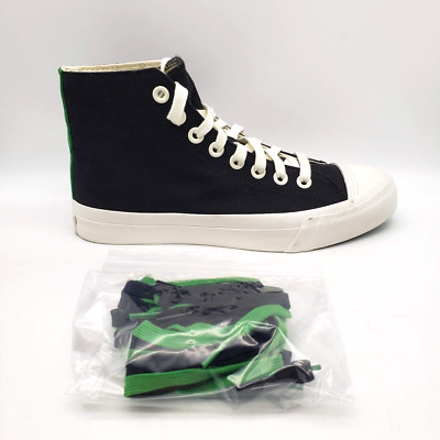 PRO KEDS Heineken 100th High Top Shoes Mens 7 / Womens 8 Black Green St Patricks