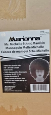 Marianna Ms Michelle Ethnic Manikin  - 100% Human Hair - Afro Human Hair