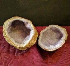 Molto Raro Geode di ametista completo! cm.17x12 1808 grammi!