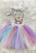 Unicorn Tutu Dress for Girls Birthday Party Cosplay Princess Costume. Halloween
