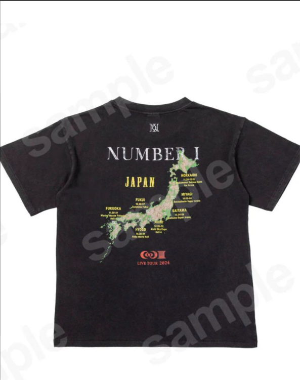 Number_iTシャツ LIVE TOUR 2024 No.I Number_i LIVE TOUR 2024 No.Ⅰ Official Goods T-shirt size