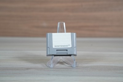 N64 Controller Pak NUS-004 OEM Official Nintendo 64 Memory Card - Tested CLEAN