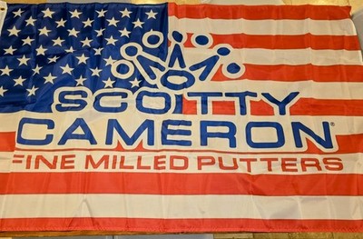 Scotty Cameron American Flag Scotty Crown XL Banner-New Out Of