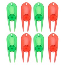 8 Pcs Golf Fork Tool Repair Divot Removal Course Maintenance Accessories