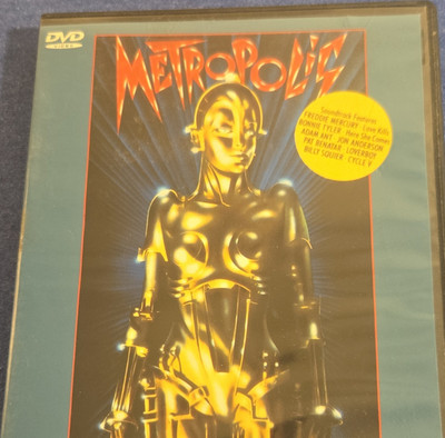 Metropolis DVD Giorgio Moroder Edition Sci-Fi Freddie Mercury Bonnie Tyler