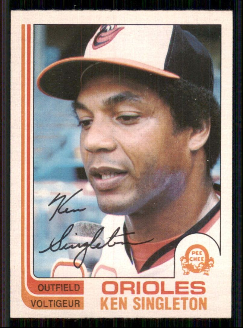 1982 O-Pee-Chee Ken Singleton Baltimore Orioles #290