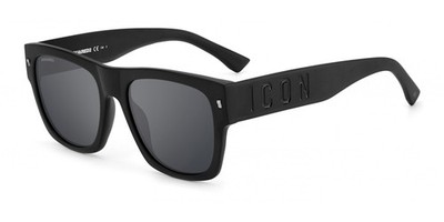 Dsquared2 Sonnenbrille ICON 0004/S MATT BLACK/GREY 55/19/145 Herren