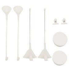 Beading Funnel Tool Beading Needle Bead Cord String and Clip Set for Clay Bead