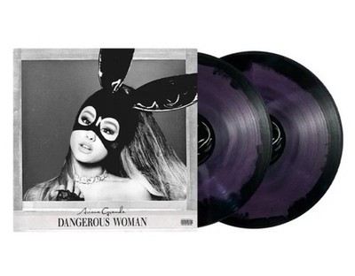 Ariana Grande |  Dangerous Woman    Purple & Black Swirl Double LP   Sealed Rare