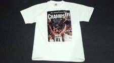 San Antonio Spurs Champs! 2005 Express News NBA White T-Shirt Size Medium