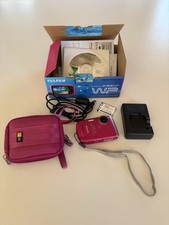 Fujifilm FinePix Z33 Digital Waterproof Pink Camera W/ Charger, Tested.